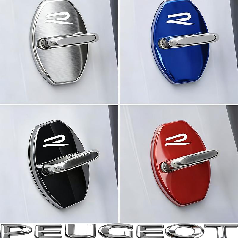 4Pcs Metal Car Door Lock Buckle Cover Protective Covers Hub Cap For VW GTI Polo Golf Passat B6 B7 B8 Tiguan Jetta T-ROC Taigo CC vhcp29