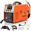 HITBOX MIG250 6 In 1 Aluminum Welding Machine MMA ARC/MIG Gas Gasless/Lift TIG Inverter Welder With 1KG&5KG Flux Cored Wire