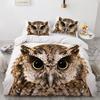 Luxury Golden Owl 3D Comfort Covers Bedding Sets Quilt Duvet Cover Pillowcase Bedclothes Home Textiles Bedroom BedSet Bedspread