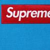 Supreme Mikina s kapucí Box Logo (25FW) Tyrkysová