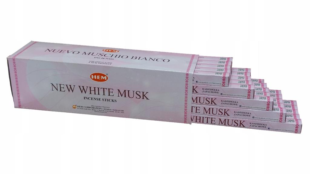 Hem Incense Sticks - New White Musk - 200 Pcs