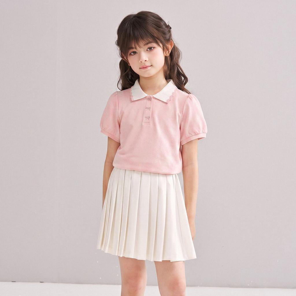 Girls' T-shirt Short-sleeved Summer Clothes