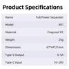 140W High Power Fast Charger Intelligent Battery Protection Auto Disconnect for Gaming Phone Laptop Tablet Office Use