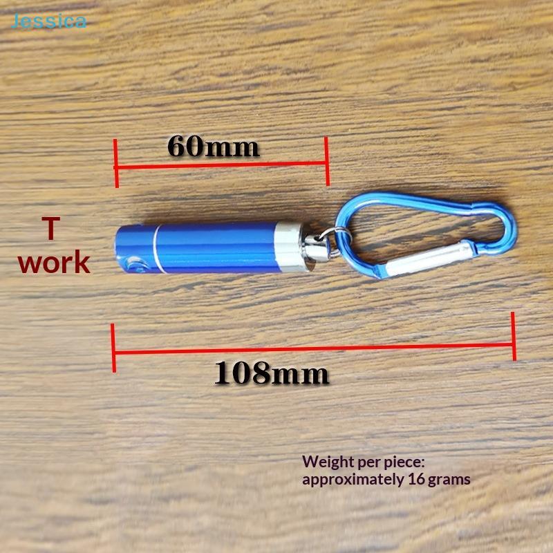 395nm UV Currency Detector Flashlight - Portable Keychain LED Blacklight Torch for Money Checking (Multi-Color)
