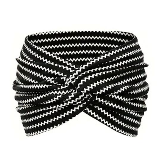 1/3Pcs Crossover Yoga Headband Boho Style Wide Tie-Dye Leopard Paisley Print Hairband Women Non-Slip Elastic Headband