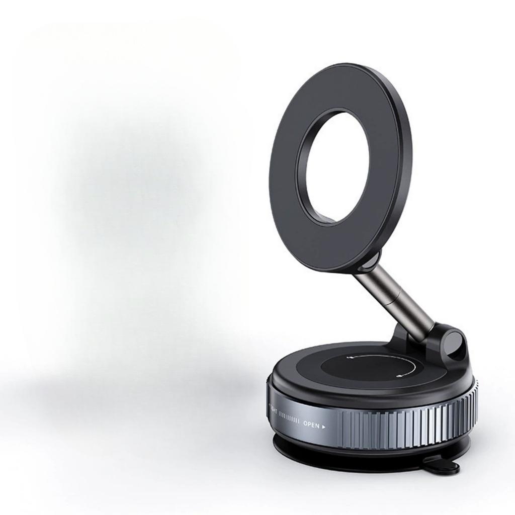 Superstarke magnetische Handyhalterung, verbesserter ABS, 360° drehbares und faltbares Design, mit einem Vakuumnapf