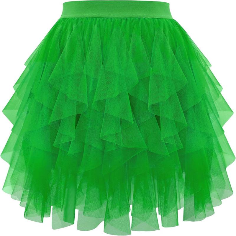 Tulle Skirts Tulle Tutus Soft Tulle Tiered Skirts Spring Summer Short Princess Dresses with Ruffles Fluffy Layered Tulle Tutu Skirt