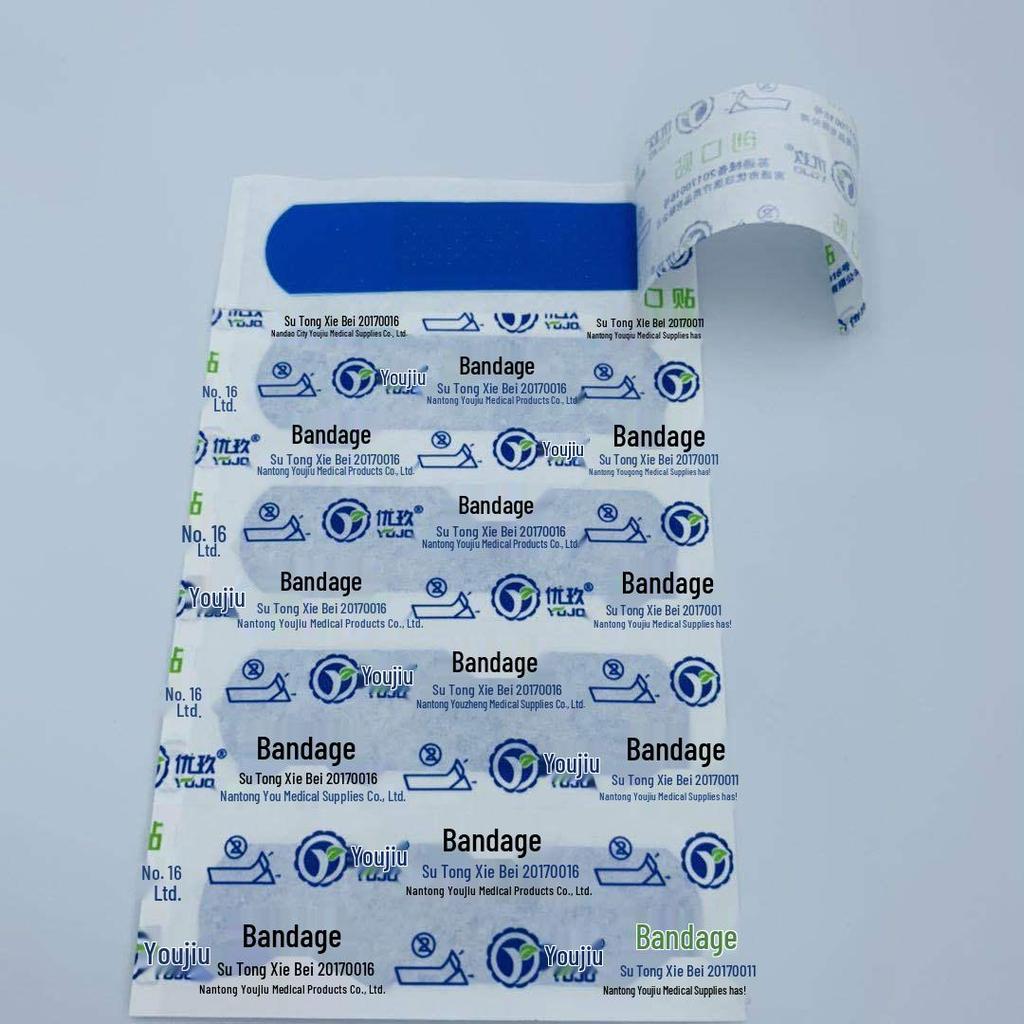 Custom Logo Elastic Bandage: Irregular Fingertip & Elbow Joint Plaster, Various Customizable Sizes
