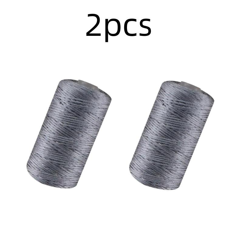 New Summer Crochet Yarn 1.5mm Thin Ice Cotton Thread for Hand Knitting Bag Hat Shoes 100g Hollow Line Colorful Nylon Cord