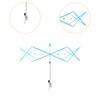 Umbrella Swift Yarn Winder Convenient Crafts DIY Wool Yarn Winding Yarn Winder Machine for Tailor Women Sewing Tabletop Birthday