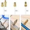 Gold Valve Adapter Plastic Bike Valve Set High Quality Bicycle Pump  Bicycle