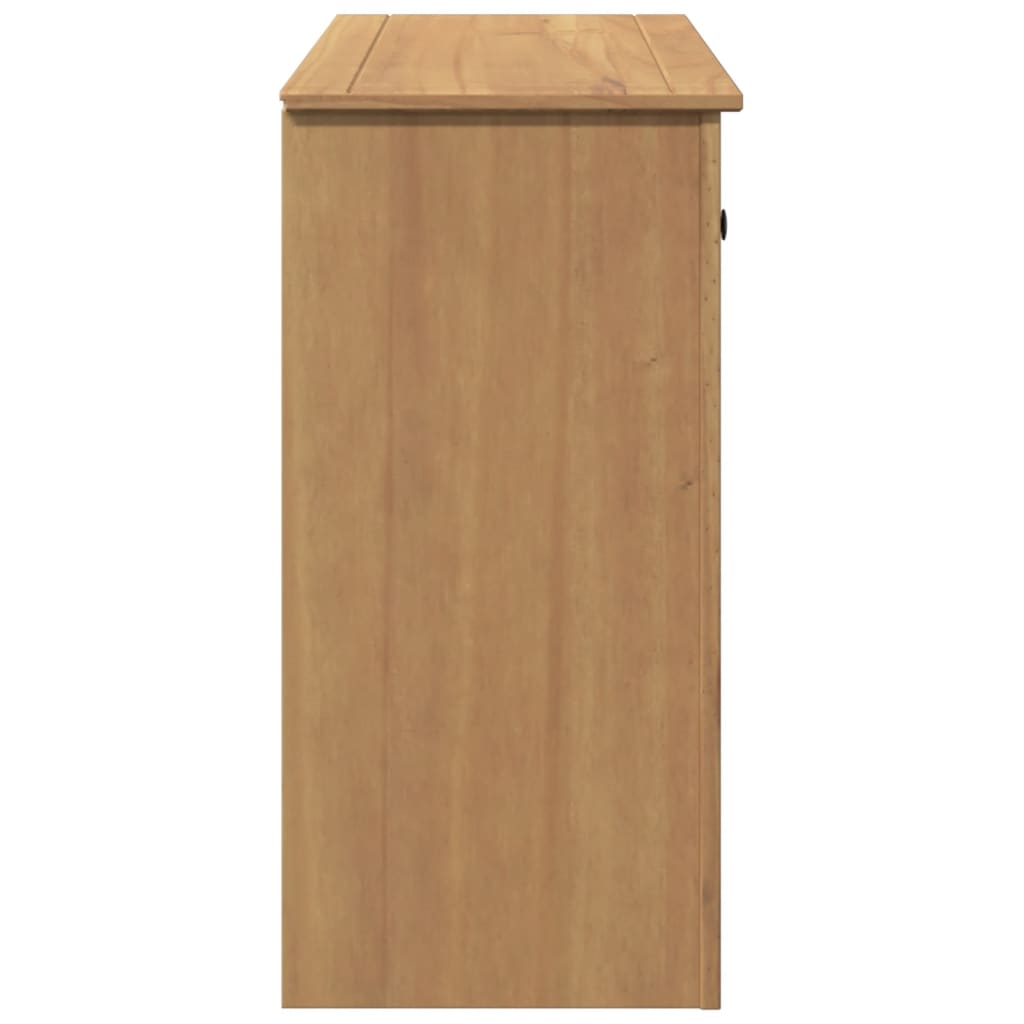 Vidaxl Szafka Z Szufladami Panama, 93X40X80 Cm, Lite Drewno Sosnowe