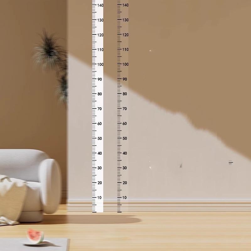 2Meter Transparent Height Sticker Household Waterproof Measuring Ruler Self-Adhesive Children'S Height Measurement Stickers 5Pcs
