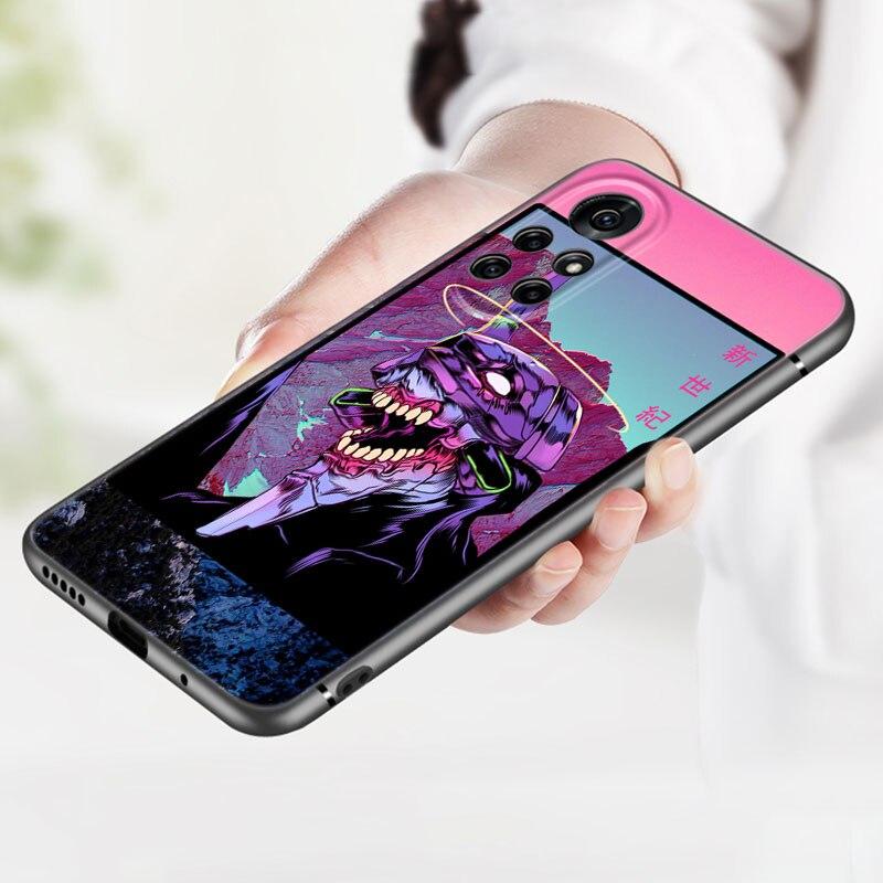 Anime Girl Mech Phone Case For Huawei Honor 60 50 SE 30S Mate 30 20 10 Lite 40 Nova 9 8 Pro Y60 8i 7i 7SE 5T Premium Black Cover