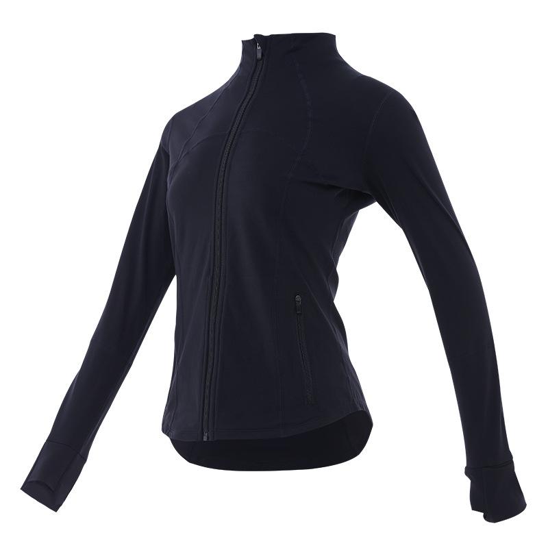 Women's Camouflage Quick-Dry Sports Jacket - Long Sleeve Stand Collar for Running & Yoga