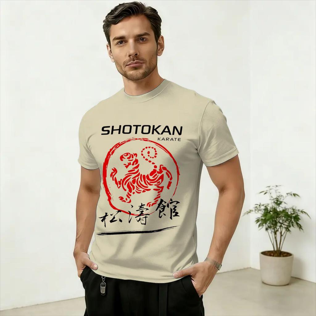 Unisex Shotokan Karate T Shirt 100% Cotton Tops Vintage Short Sleeve Crew Neck Tee Shirt Gift Idea T-Shirt