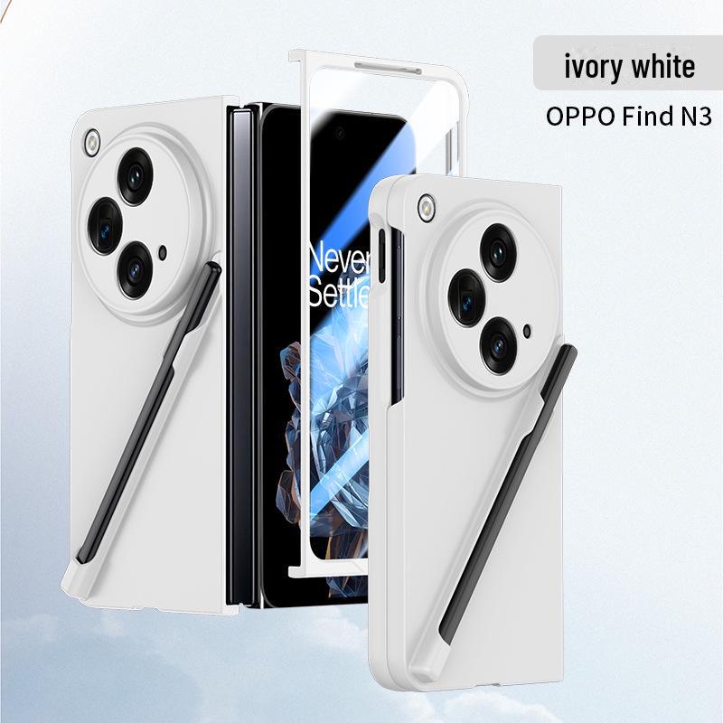 

OPPO Find N3 & OnePlus Open Case: Skin-Feel Shell with Integrated Stylus Without Film (Free Stylus)