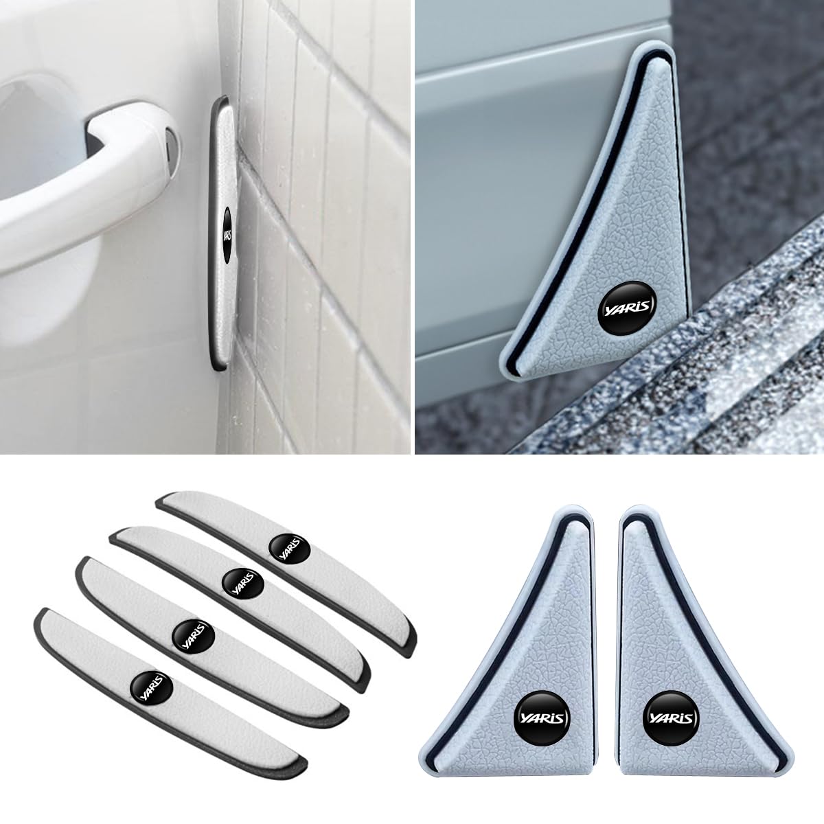 

Защита от царапин на двери автомобиля, предназначенная для Yaris, Защита двери, Аксессуар для Yaris Cross, Новый Yaris Custom Yaris белый