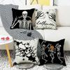 Halloween Day of The Dead Decorative Pillow Skull Pillow Case Living Room Decoration Sofa Pillow Bedside Pillow