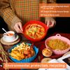 Kulatá opakovaně použitelná vložka do horkovzdušné fritézy Horkovzdušné fritézy Trouba Pečicí plech Koš na smažené kuře Podložka Snadné čištění Kuchyňské doplňky