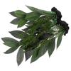 Fish Tank Decoration Imitation Plastic Aquatic Plant Underwater Ornament Desktop Decor Green 30X14X6.5cm 1Pcs