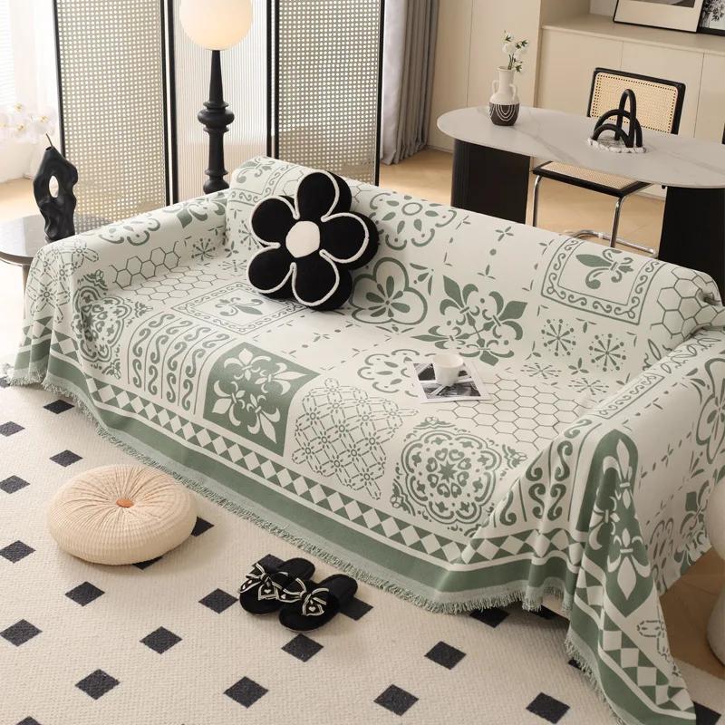 Cztery Pory Roku Uniwersalny Chenille Pokrowiec Włącznie Tkanina Ręcznik Nowy Żakardowy Ręcznik na Sofę Ręcznik na Sofę Pył Ochrona przed Kocimi Pazurami Koc na Sofę