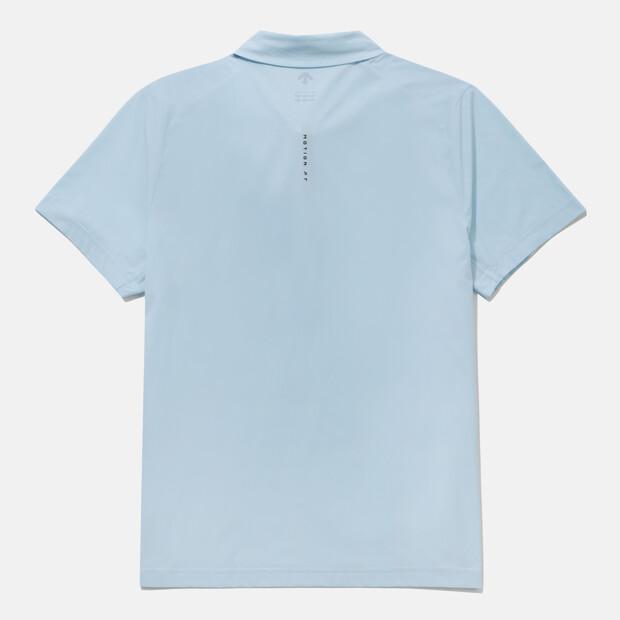 DESCENTE Training Cooling Tricot Polo Short Sleeve T-Shirt Blue Sr211Tps41