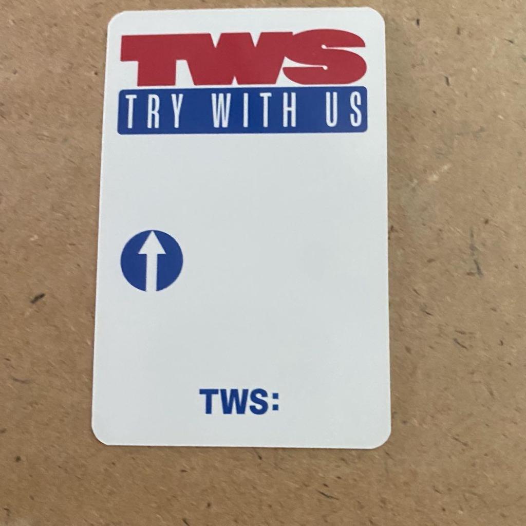 [USED] TWS Dohoon TRY WITH US Sanok Pre-recorded Trading Card 3rd Week