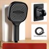 13cm Large Panel 3 Modes Handheld Shower Head High Pressure Water Saving Anti Fall Massage Bathroom Showerhead with Filter