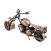 Metal Motorcycle Model Rotatable Wheels Cool Motorcycle Ornament for Home TV Cabinet Office Desk