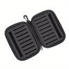 Portabale Fly Fishing Lure Spinner Spoon Bait Black Storage Box Professional 16 Slots Hard EVA Storage Case Container Bag