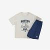 New Balance Kids Illustration Accent Short Sleeve Set Beige Nk9ygb212u 35 Beige