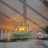 2Pcs Christmas Theme Silicone Molds Candle Holder Molds for Candle Holder Plaster Decoration, Epoxy Resin Silicone Molds