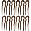 New Simple Matte Wave U-shaped Solid Color Hairpin Women Versatile Elegant Pan Hair Clip for Girl Hair Accessories