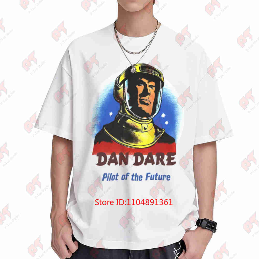 Dan Dare Double Sided Short Sleeve Tee 100 Cotton TShirt