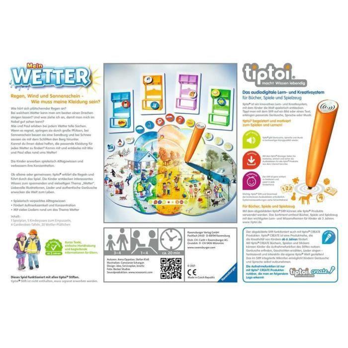 Puzzle Éducatif Ravensburger 74 Mon Wetter Multicolore Tiptoi 00074