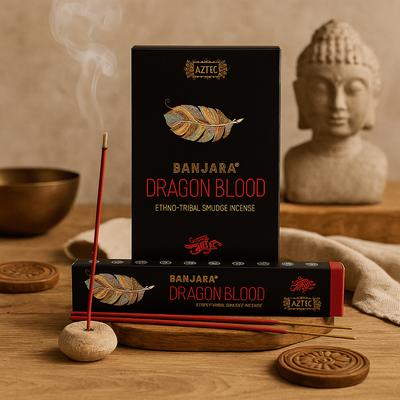 Dragons Blood Incense Sticks, 1 Pack Banjara