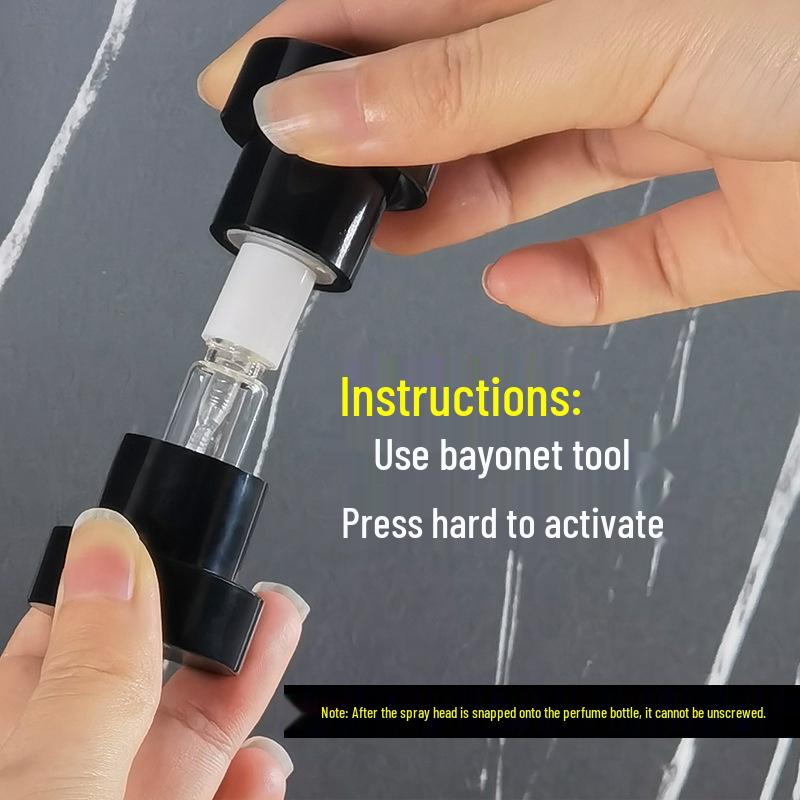 Glass Perfume Sample Decanter with Fine Mist Sprayer (2ml, 3ml, 5ml)