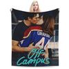 Garrett & Hannah Soft Warm Blanket Off Campus Child Plush Throw Blanket Comfortable Bedroom Flannel Bedspread Sofa Bed Cover