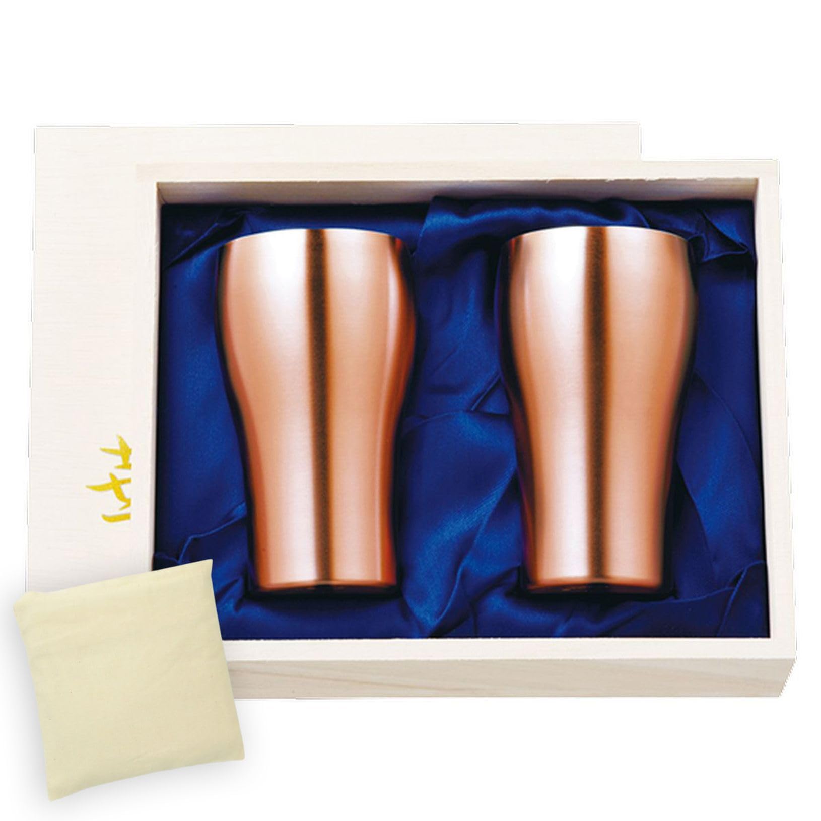 

Tumbler with Copper Set in Paulownia Wood Made in Japan Made in J-kitchens Mirror, 200ml, Box, (SimpleBag Set, Vietnam)