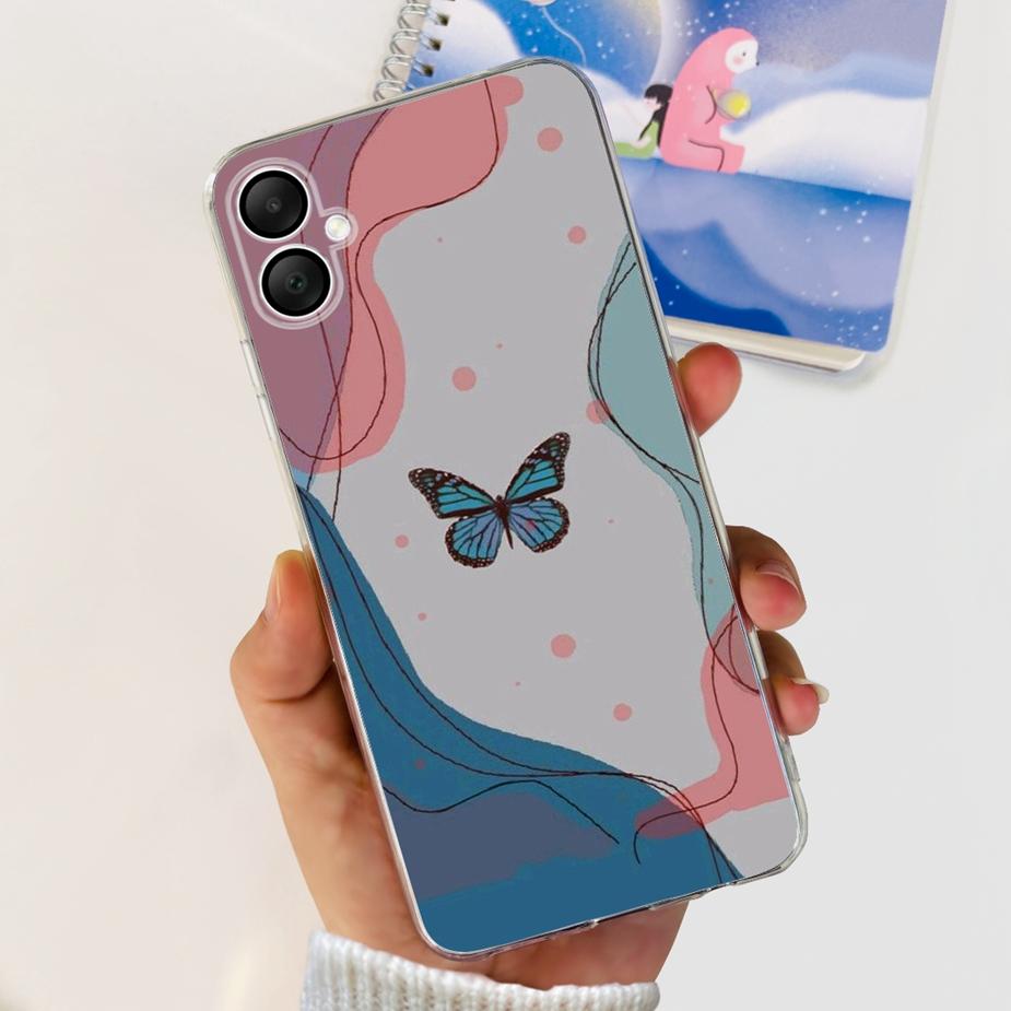 Für Samsung Galaxy A06 4G Hülle SM-A065F Neue Mode Bemalte Abdeckung Klare Silikon Weiche TPU Handyhülle Für Samsung A06 A 06 Fundas
