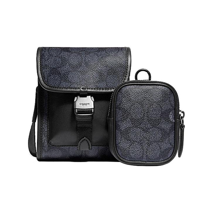 

Coach Charter 13 Monogram Print Three-In-One Crossbody Bag Men bags Charcoal C2600-CHR Basic Set (Bag+Dust Bag)