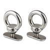 4Pcs Stainless Steel Kayak Track Mount Screw Kayak Track Mount Nut Tie Down Eyelet Rail Mount Screw Accessories
