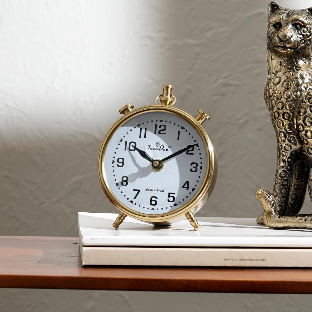 Elegant Vintage Bedside Alarm Clock