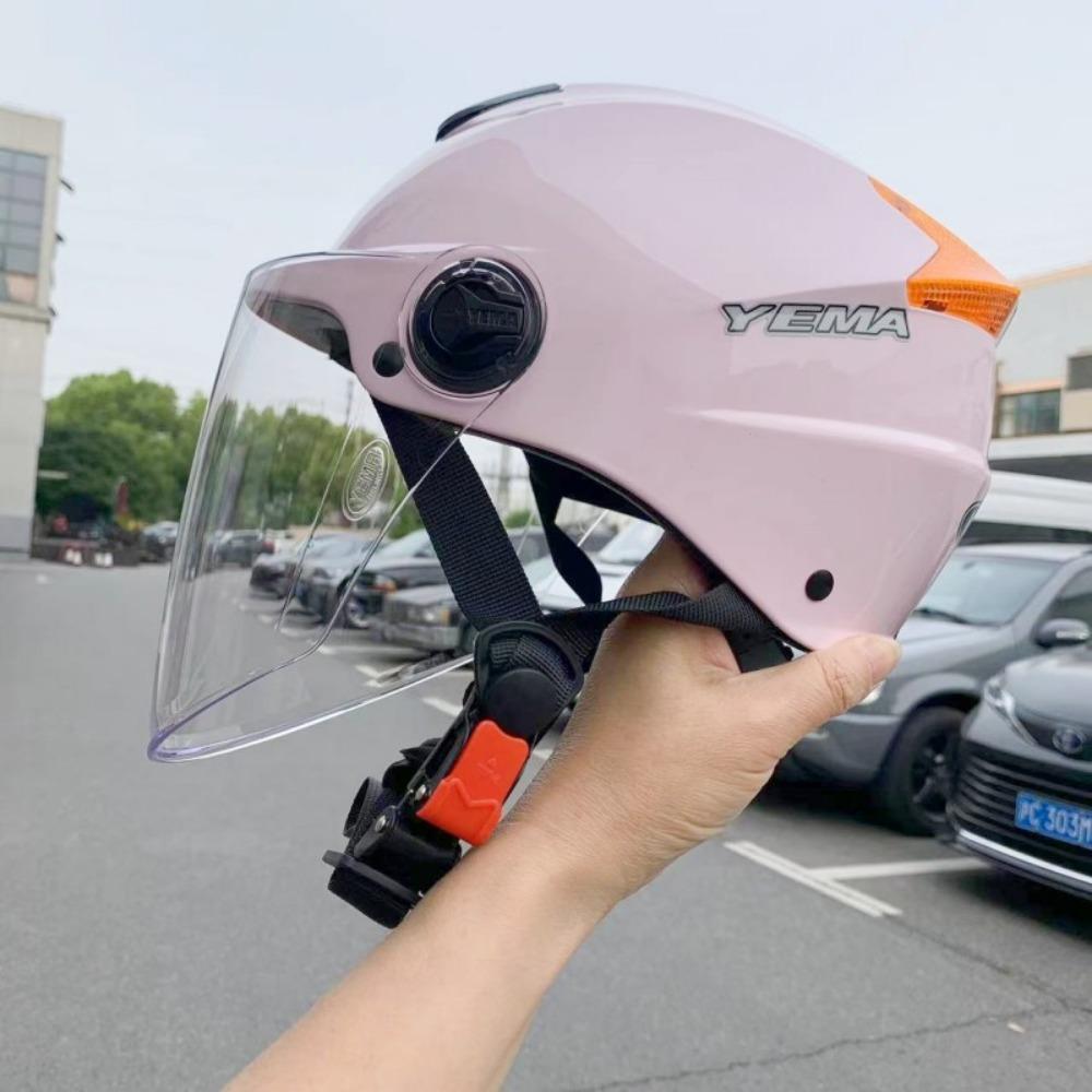 Motorcycle Electric Car Helmet Men's and Women's Sunscreen Caps, Riding Half Helmets