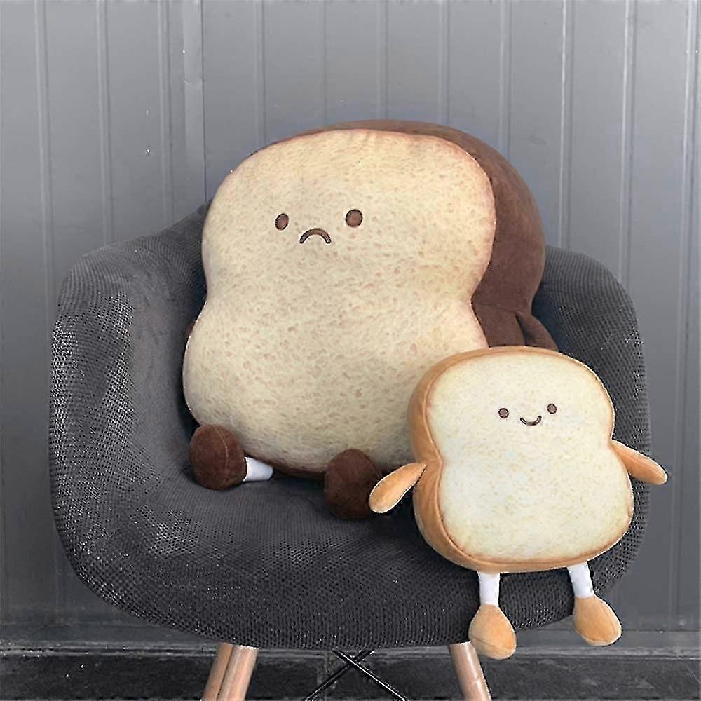 Toast Bread Pillow Funny Food Plush Toy Pillows Small Cute Stuffed Plush Toast Sofa Pillow (toast Bread,golden)