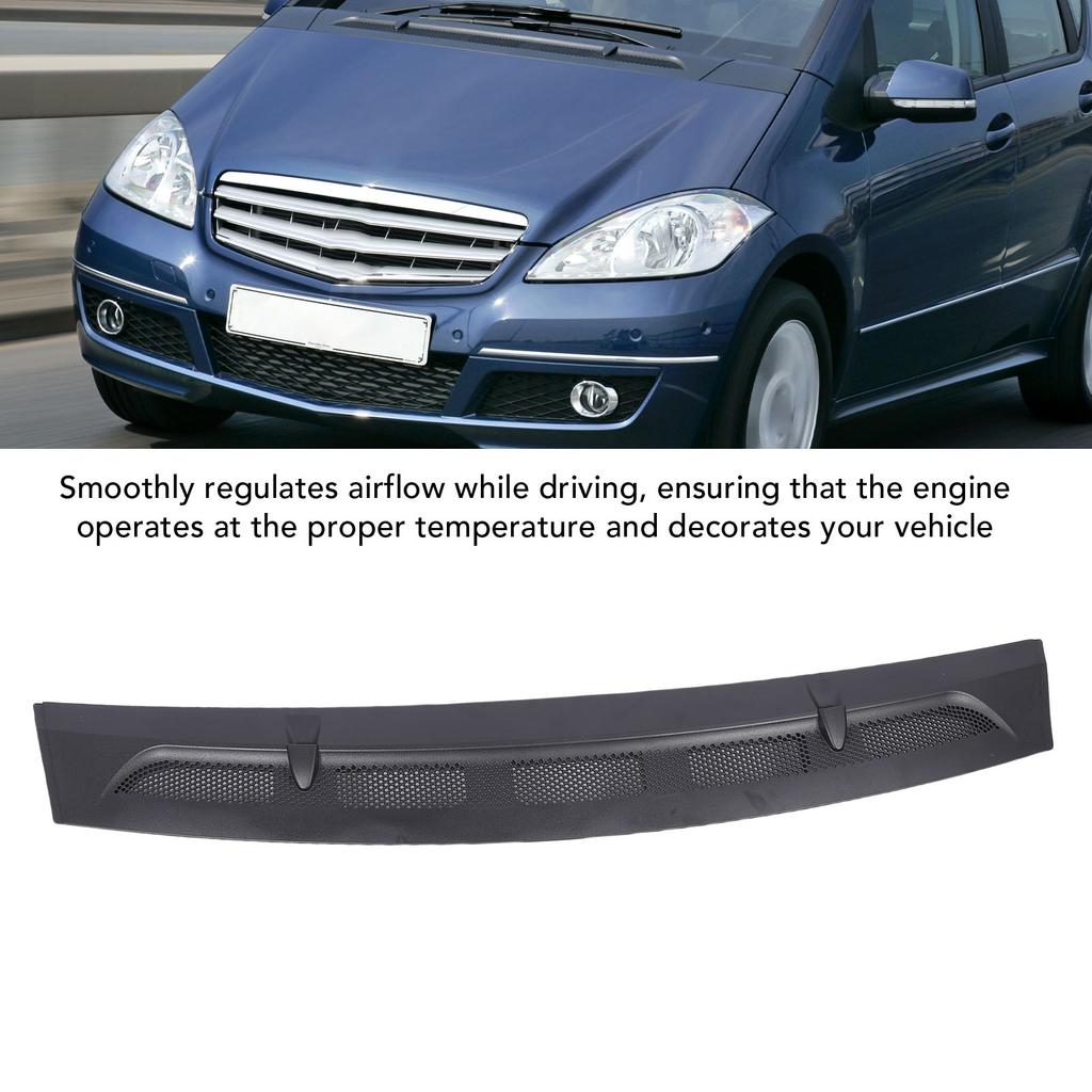 Hood Middle Vent Grille Trim Hood Vent Grille Cover Anti Fade ABS A1698360018 Easy Installation  Proof for Car