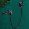 Long Extendable Garden Hose Bathroom Blacksilver Plumbing Extension Pipes 1.52M Stainless Steel Fittings Home Shower Pipe