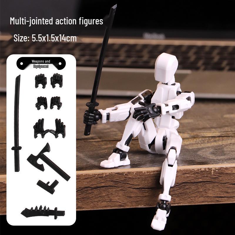 Lucky 13-Joint Movable 3D Doll - 3rd Gen Full Body DIY Decompression Toy