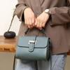 Taška Nová Módní Dámská Malá Crossbody Taška Kožená Dámská Taška Všestranná Jednoramenní Přenosná Malá Čtvercová Taška